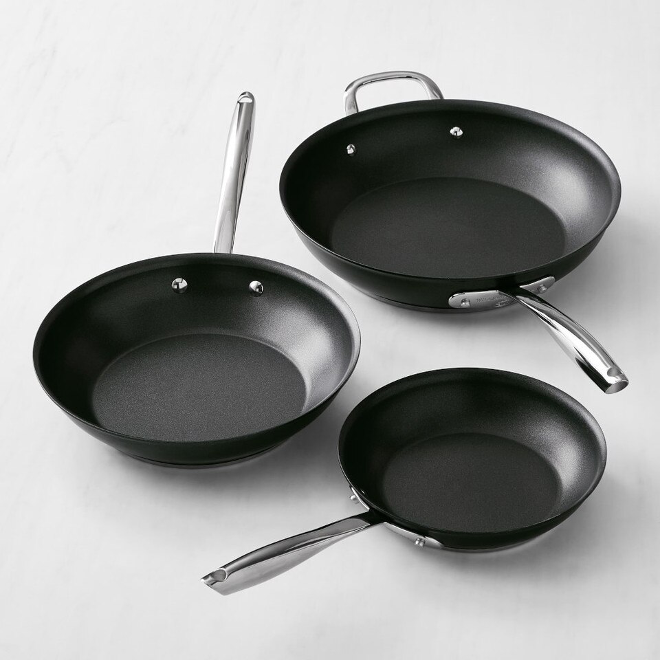 Williams Sonoma ThermoClad™ Induction Nonstick 3Piece Fry Set